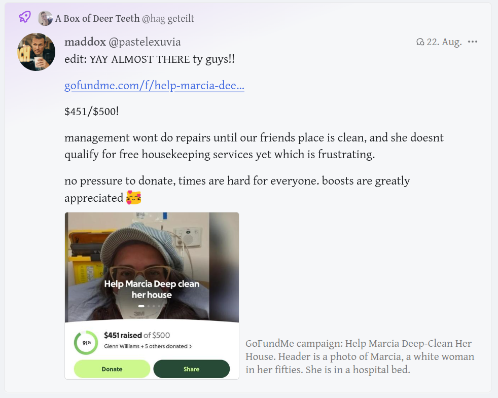 attached image has alt text in the space to the right of the image, which was left blank in the other screenshot.
post by @pastelexuvia@cathode.church attached image has alt text in the space to the right of the image, which was left blank in the other screenshot.
post by @pastelexuvia@cathode.church