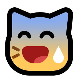 :neocat_laugh_sweat@blahaj.zone: